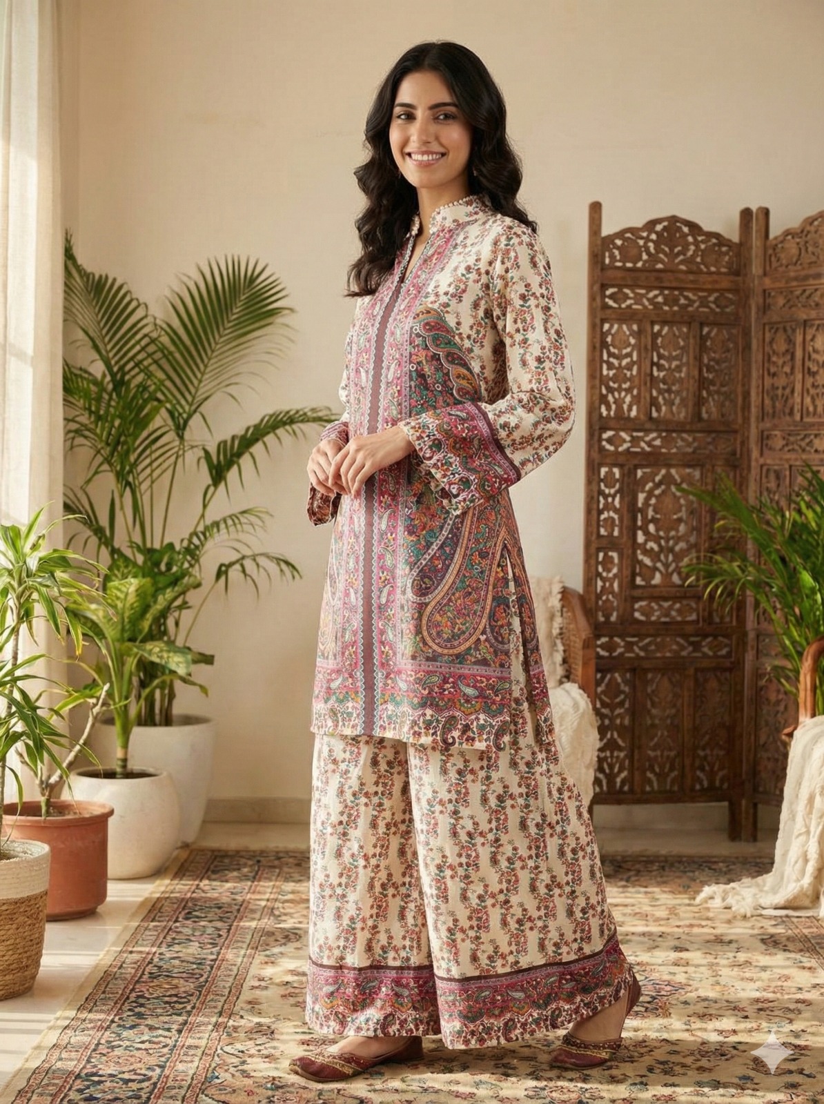 Copper Printed Co-ord